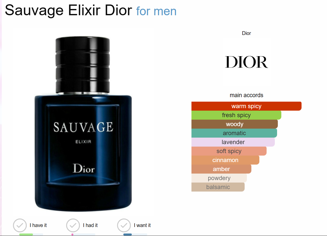 Dior Sauvage Elixir Sample