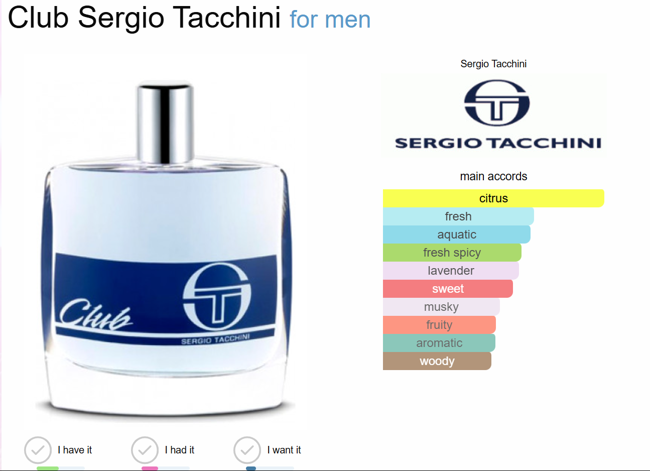 Sergio Tacchini Ocean's Club Sample